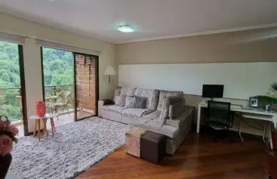 Lindo apartamento com 116 metros semi mobiliado com 2 vagas.