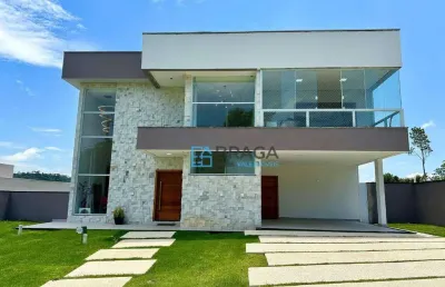 Casa com 5 dormitórios, 580 m² - venda por r$ 2.450.000,00 ou aluguel por r$ 12.905,00/mês - recanto santa barbara - jambeiro/sp