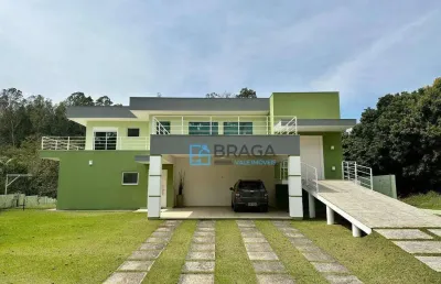 Casa com 3 dormitórios, 500 m² - venda por r$ 2.500.000,00 ou aluguel por r$ 10.844,00/mês - recanto santa barbara - jambeiro/sp