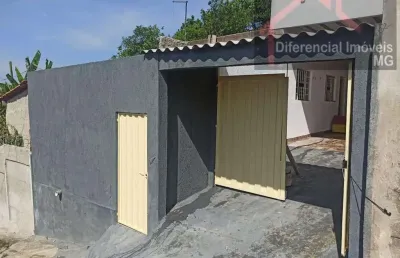 Casa para venda em contagem, estaleiro, 2 dormitórios, 1 banheiro, 2 vagas