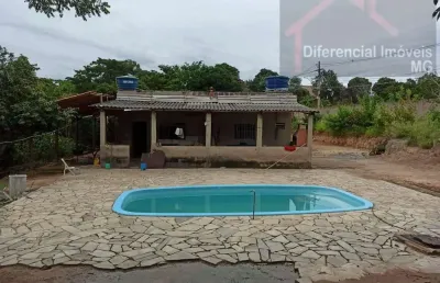Chácara para venda em esmeraldas, condomínio topázio, 3 dormitórios, 1 suíte, 2 banheiros, 6 vagas