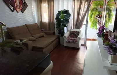 Apartamento para venda em contagem, nova contagem, 3 dormitórios, 2 banheiros