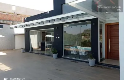 Casa para venda em esmeraldas, tijuco, 5 dormitórios, 4 suítes, 5 banheiros, 14 vagas