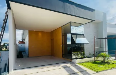 Linda casa no condomínio porto marina, ️3/4 sendo uma suíte com claraboia