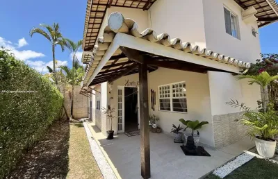 Casa em condomínio para venda em lauro de freitas, buraquinho, 3 dormitórios, 3 suítes, 4 banheiros, 3 vagas