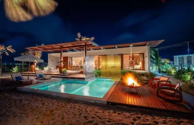 Casa com 3 dormitórios à venda, 256 m² por r$ 3.400.000,00 - cantos da barra - fortim/ce