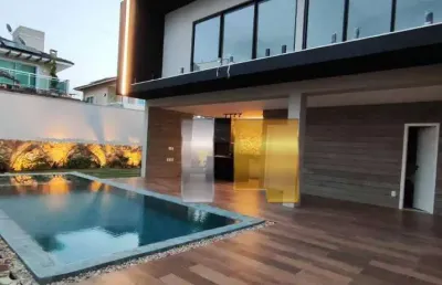 Casa com 4 dormitórios à venda, 310 m² por r$ 3.100.000,00 - pires façanha - eusébio/ce