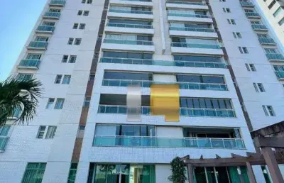 Apartamento com 3 dormitórios à venda, 133 m² por r$ 1.390.000,00 - engenheiro luciano cavalcante - fortaleza/ce