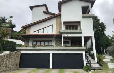 Casa em condomínio fechado com 4 quartos à venda na rua maurício de nassau, 000, são paulo ii, cotia por r$ 2.700.000