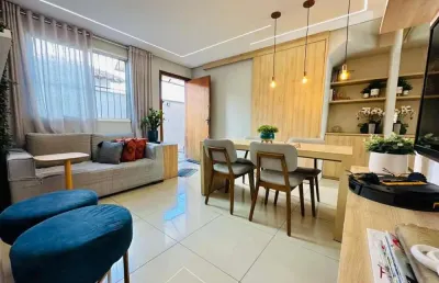 Apartamento com 3 quartos à venda na rua augusto moreira, jardim atlântico, belo horizonte, 65 m2 por r$ 415.000