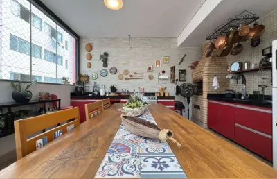 Apartamento com 2 quartos à venda na rua doutor sylvio menicucci, castelo, belo horizonte, 137 m2 por r$ 790.000