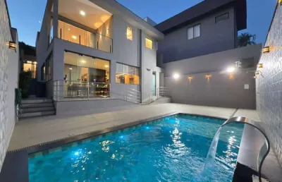 Casa em condomínio fechado com 4 quartos à venda na rua joão barbosa da fonseca, santa clara, vespasiano, 420 m2 por r$ 2.550.000