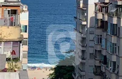Cobertura duplex de 250 m²  com 4 quartos e 2 vaga a venda - copacabana -rj