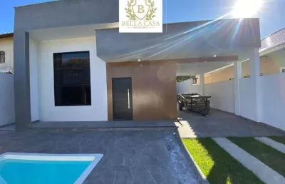 Casa contemporânea com 3 quartos por r$690.000,00 - vila capri - araruama/rj