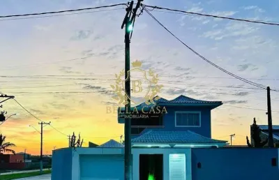Casa duplex à venda em condomínio fechado alphabeach por r$550.000,00 - fazendinha - araruama/rj