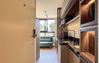 Kitnet / stúdio para alugar na rua campos sales, 329, alto da glória, curitiba, 14 m2 por r$ 2.200