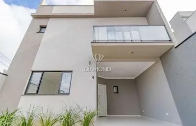 Casa com 4 quartos à venda na rua frei belino maria treviso, 366, boneca do iguaçu, são josé dos pinhais, 173 m2 por r$ 990.000