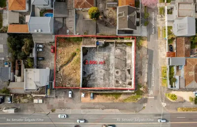 Terreno comercial à venda na avenida senador salgado filho, 3539, uberaba, curitiba por r$ 4.300.000