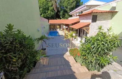 Casa linear 2 qts c/suíte área gourmet e piscina sol da manhã - campo grande
