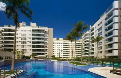 Apartamento 2 qts c/suíte mobiliado vista montanhas - maui recreio