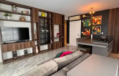 Apartamento mobiliado, equipado e decorado para locação na praia brava