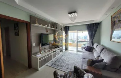 Apartamento para venda em são bernardo do campo, vila gonçalves, 3 dormitórios, 3 suítes, 4 banheiros, 3 vagas