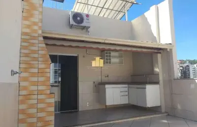 Cobertura com 2 quartos à venda na avenida barão do rio branco, centro, juiz de fora, 85 m2 por r$ 440.000