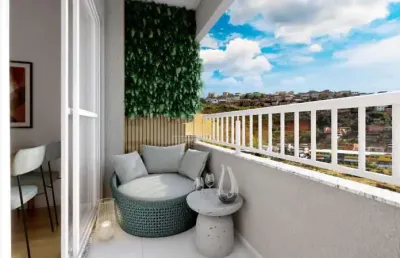 Apartamento com 2 quartos à venda na rua doutor ferdinando cyrne, aeroporto, juiz de fora, 44 m2 por r$ 267.990