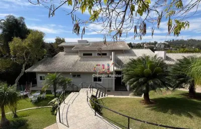 Casa com 4 dormitórios à venda, 753 m² por r$ 4.500.000,00 - condomínio estância marambaia - vinhedo/sp
