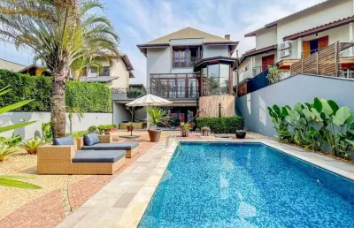 Casa com 3 dormitórios à venda, 461 m² por r$ 3.500.000,00 - condomínio reserva colonial - valinhos/sp