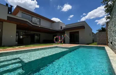 Casa com 4 dormitórios para alugar, 442 m² por r$ 36.634,00/mês - condomínio estância marambaia - vinhedo/sp