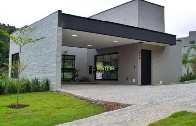 Casa com 3 dormitórios à venda, 220 m² por r$ 1.990.000 - condominio quintas da boa vista - atibaia/sp