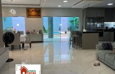 Linda casa duplex total avarandada cd. ponta negra ll 4 suítes modulada e climatizada com piscina