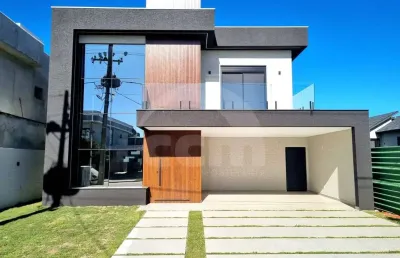 Casa em condomínio à venda, 3 quartos, 3 suítes, 2 vagas, jardim carvalho - ponta grossa/pr