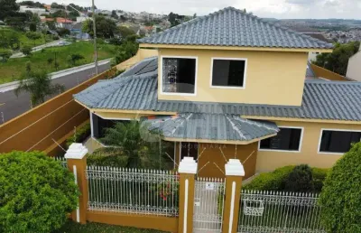 Sobrado à venda, 4 quartos, 2 suítes, 3 vagas, jardim carvalho - ponta grossa/pr