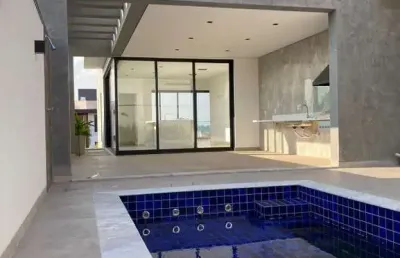 Casa em condomínio fechado, nova, vista para serra do japi, lazer total
