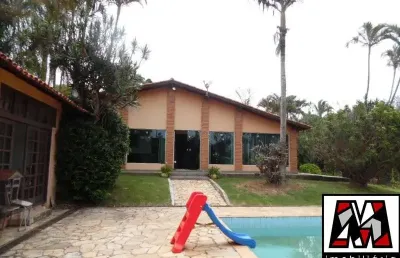 Chácara morada mediterrânea, 04 dormiórios, piscina, estuda permuta.