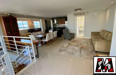 Cobertura tipo duplex à venda no condomínio infinity top living, em jundiaí-sp.