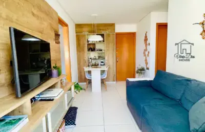 Apartamento à venda no condomínio contemporâneo residence -2 quartos sendo 1 suíte| nascente -  pq res. laranjeiras -serra/es