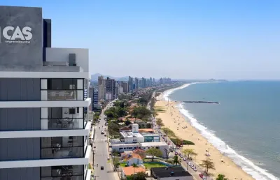 Apartamento no centro de balneario piçarras com tres suites vista mar defenitiva
