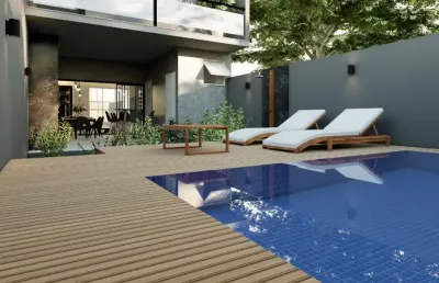 Linda casa pertinho da praia com tres quartos sendo uma suite