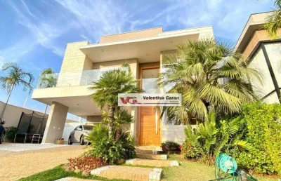 Sobrado com 4 dormitórios, 406 m² - venda por r$ 3.650.000,00 ou aluguel por r$ 23.757,00/mês - jardim residencial dona lucilla - indaiatuba/sp