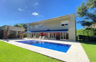 Sobrado com 4 dormitórios à venda, 536 m² por r$ 5.500.000,00 - helvétia country - indaiatuba/sp