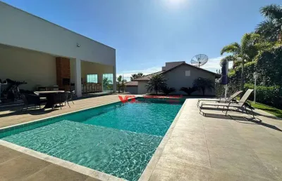 Linda casa com 3 dormitórios à venda, 1000 m² por r$ 2.350.000 - terras de itaici - indaiatuba/sp