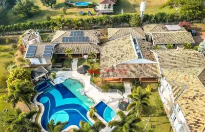 Chácara com 7 dormitórios à venda, 5000 m² por r$ 6.990.000,00 - recanto das flores - indaiatuba/sp