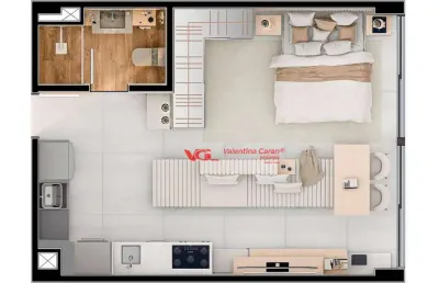 Apartamento com 1 dormitório à venda, 46 m² por r$ 487.755,00 - centro - indaiatuba/sp