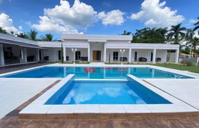 Chácara com 8 dormitórios, 3000 m² - venda por r$ 3.490.000,00 ou aluguel por r$ 20.900,02/mês - colinas do mosteiro de itaici - indaiatuba/sp