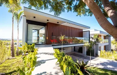 Sobrado com 4 dormitórios à venda, 368 m² por r$ 4.300.000,00 - jardim vila paradiso - indaiatuba/sp