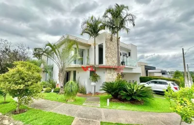Casa espetacular com 4 suítes à venda, 371 m² por r$ 2.760.000 - jardim residencial alto de itaici - indaiatuba/sp