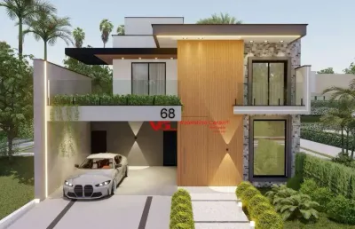 Lindo sobrado com 4 dormitórios à venda, 256 m² por r$ 2.200.000 - jardins di roma - indaiatuba/sp